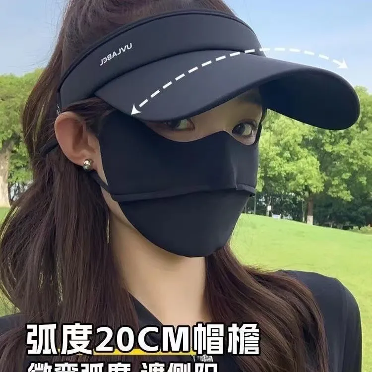 2025夏季新款韩版冰丝男女遮帽户外运动高级感鸭舌帽帽帽子成人帽