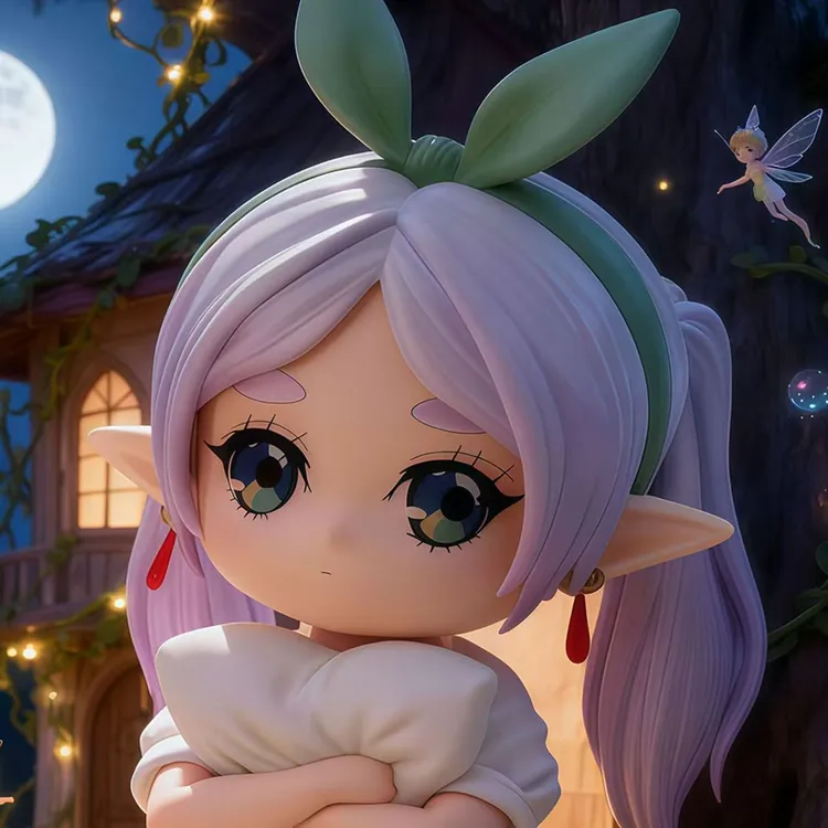  葬送的芙莉莲 Q版芙莉莲 坐姿 公仔摆件 手办