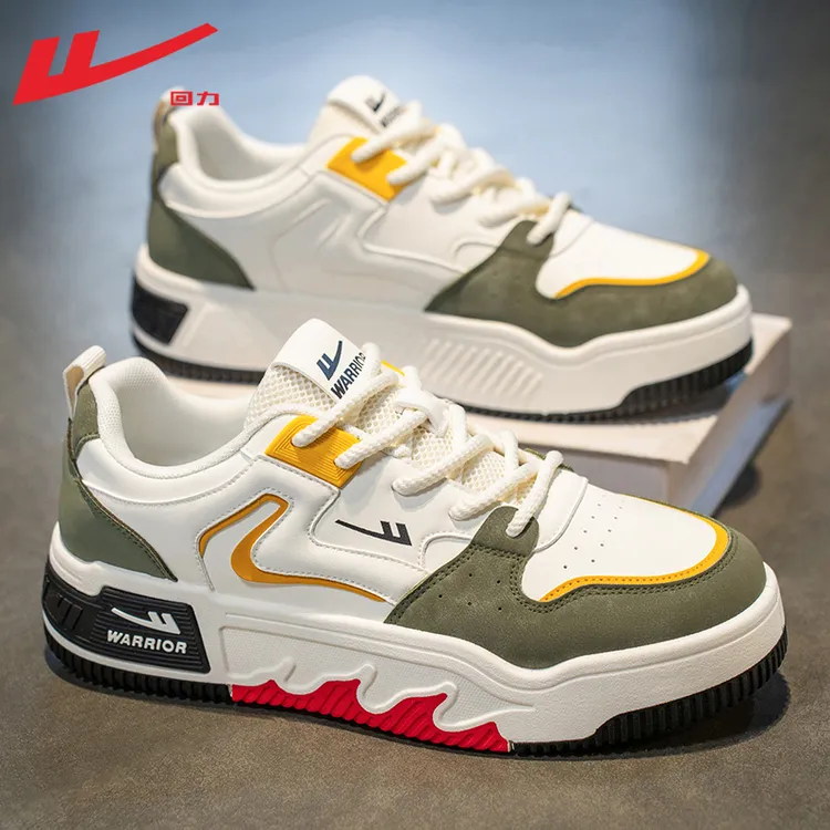 回力男鞋冬季2025新款皮面运动休闲板鞋小众厚底学生百搭增高潮鞋