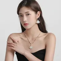 3924项链750黄金18K白金镶钻项链