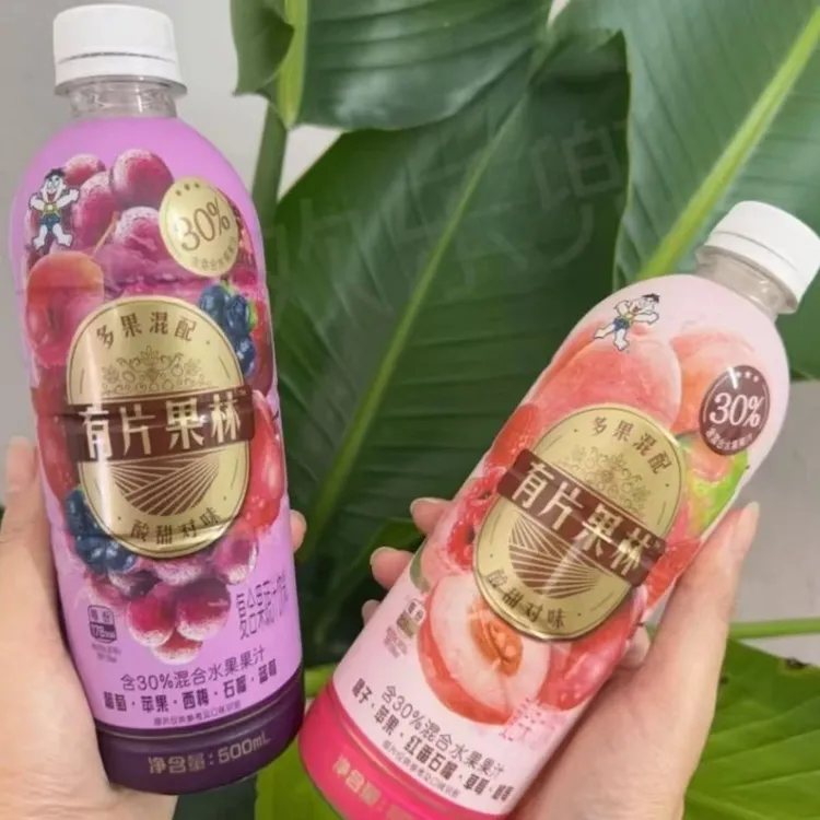 【新日期】旺旺有片果林复合果汁饮料500ml瓶装多果混配含30%果汁