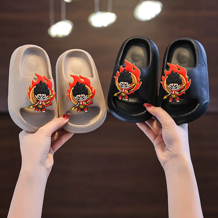 EVA哪吒儿童拖鞋男童软底宝宝夏季防滑洗澡新款居家室内卡通厚底