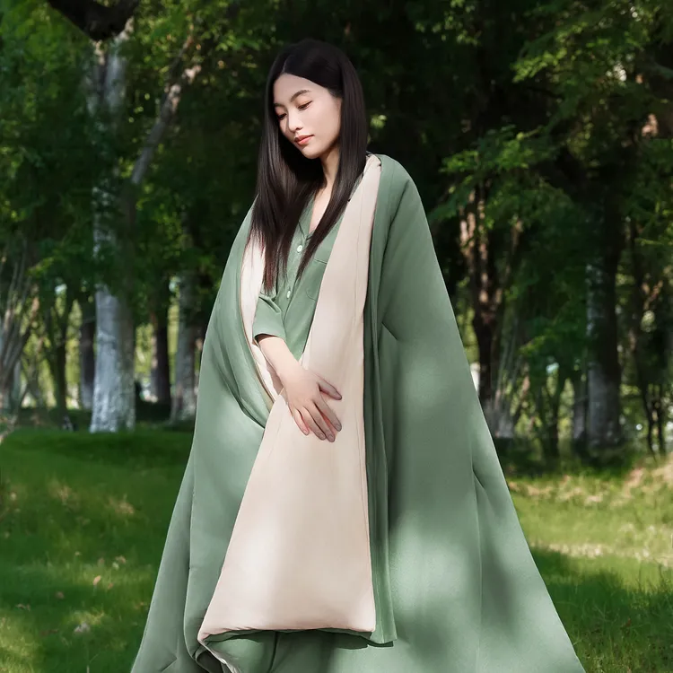 茧·wow【四季疗愈被】可机洗免被套母婴级子母被控温被芯被子成人