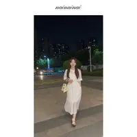 奈奈妮【千金归来】两件套连衣裙女2025夏季新款气质63315