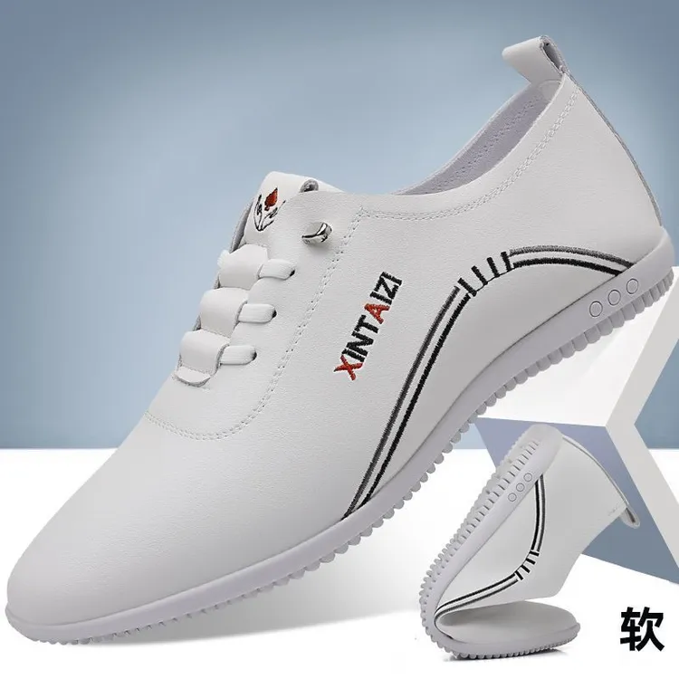 【店铺热销】真软皮2025百搭爆款轻便一脚蹬男士软面透气防滑驾车鞋