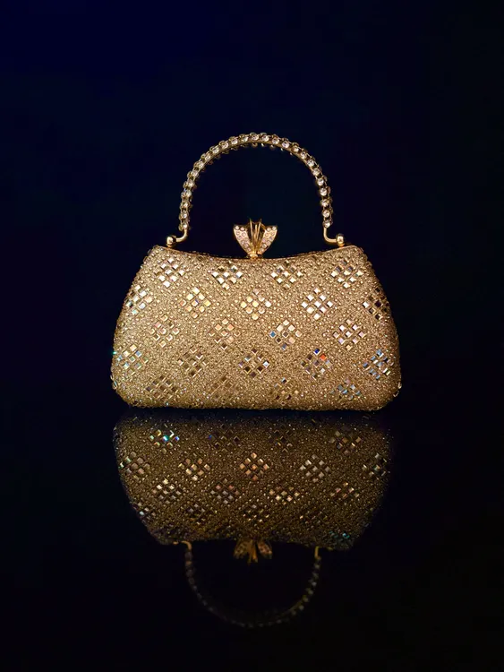 【邓等】2025新款钻包满钻斜挎福九宫格钻包新娘优雅满钻女包