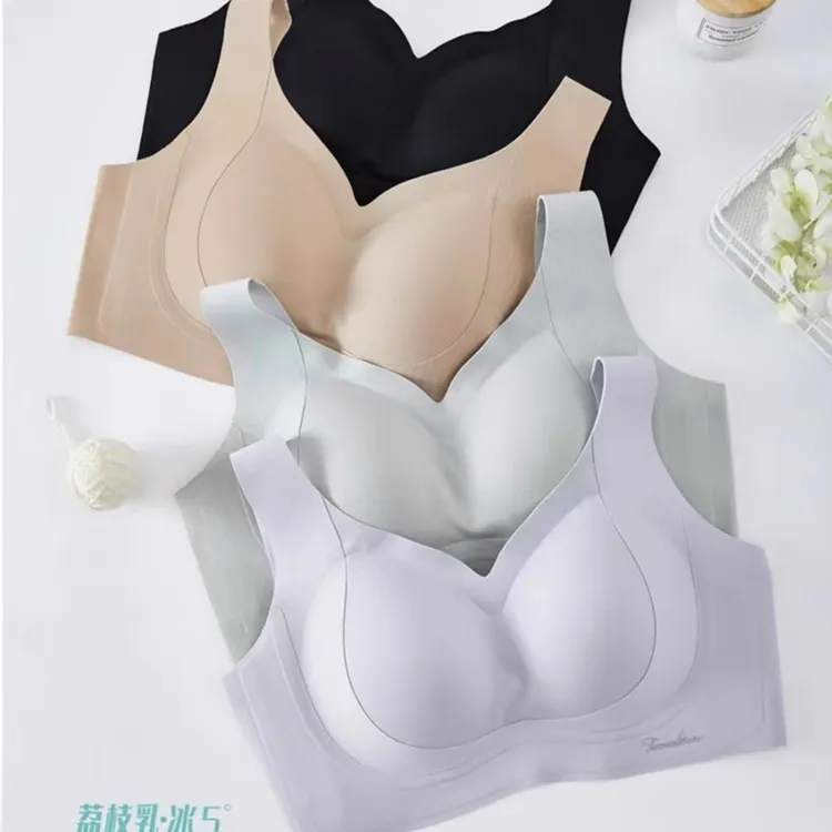 内衣细带AB宽带BCD杯无钢圈无痕舒适聚拢收副乳文胸罩