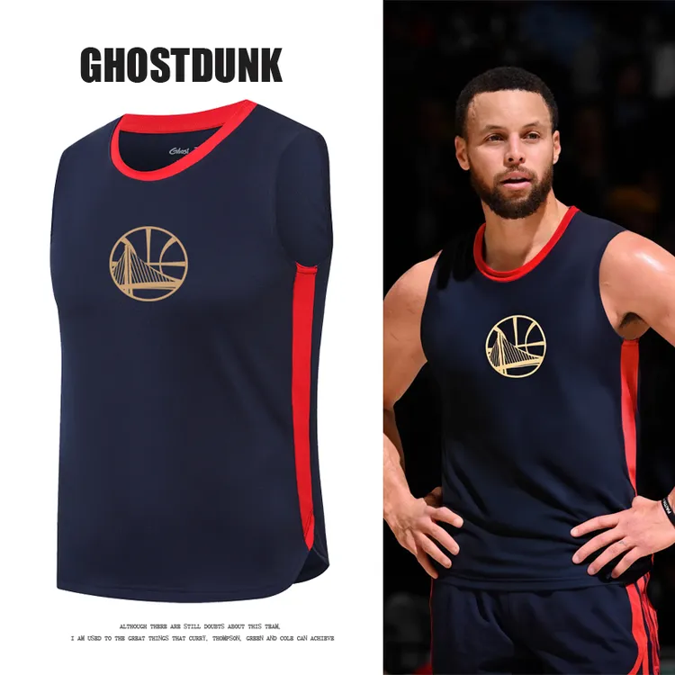 库里篮球背心美式投篮训练服男速干勇士球衣坎肩无袖运动T恤定制