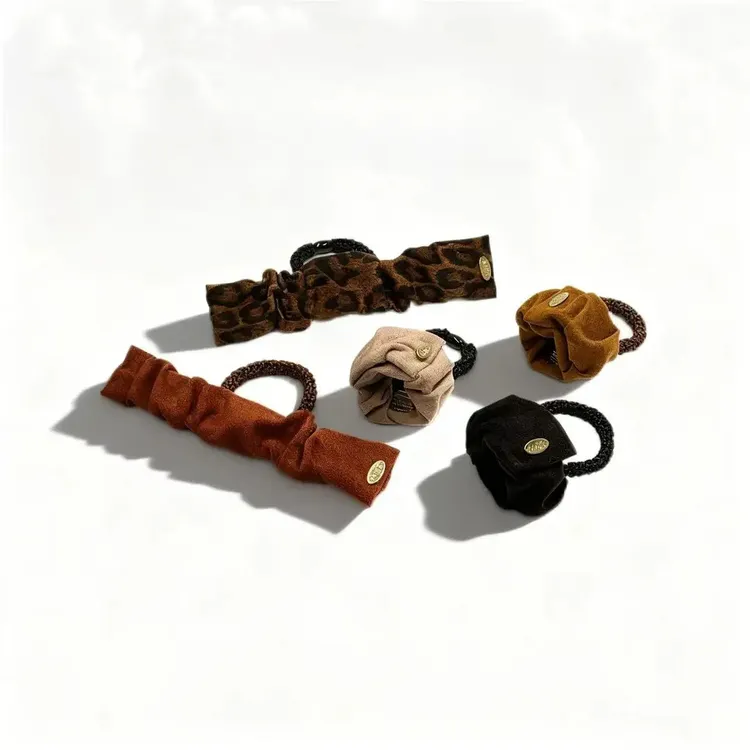 新款高弹力高级感丝绒皮筋发圈高马尾显发量不伤发发绳发圈头绳