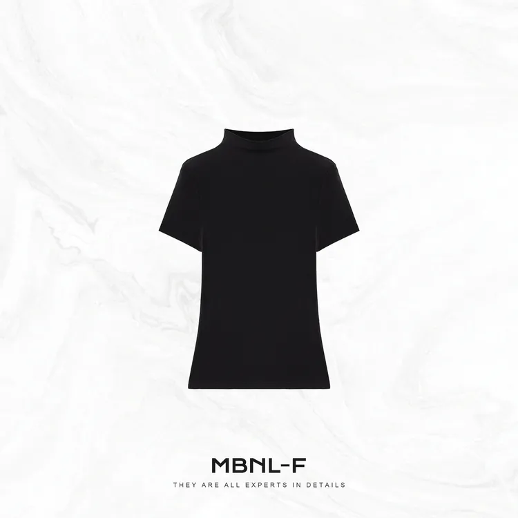 MBNL-F “氛围Tee”  天丝桑蚕羊毛定织中高领T恤 秦磊XM-XSY6121