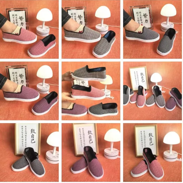 软底休闲懒人布鞋一脚蹬，秋季都可穿，穿着舒适加绒百搭鞋子春夏