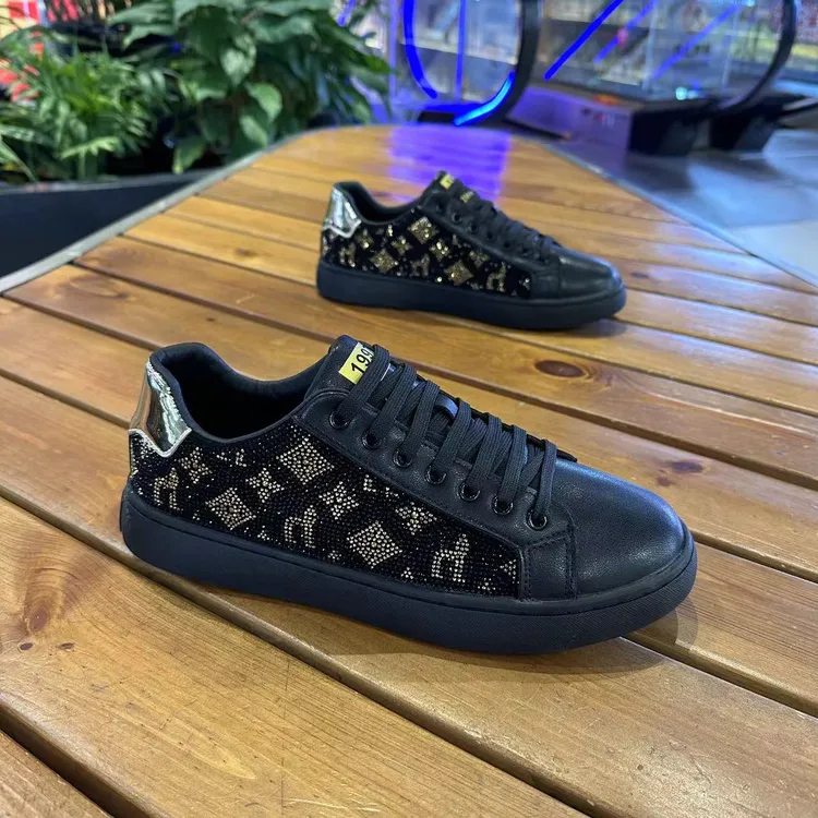 2388-45修面皮极简风中年透气休闲板鞋百搭板鞋时尚板鞋