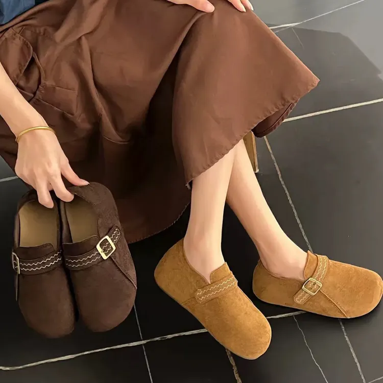 《格调》2025年新款时尚百搭厚底增高全包勃肯鞋（LSY-8106-2D）