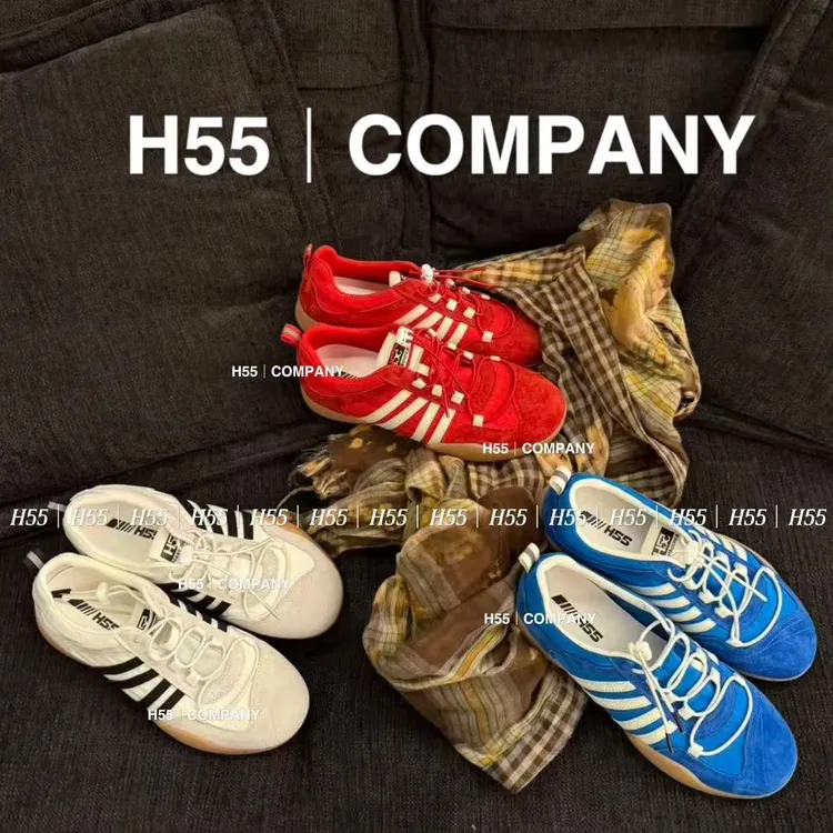 H55-肯豆男友亚麻超软透气芭蕾德训鞋35-2578【Huang】