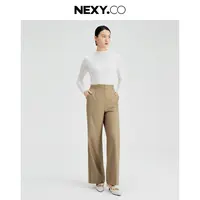【晨粉专享价】NEXY.CO/奈蔻修身纯色打底羊毛衫