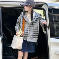 2025秋·条纹卫衣外套