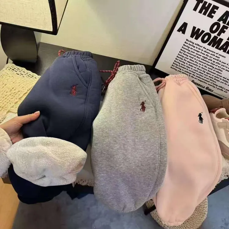 【600g加绒加厚】男女童慕斯毛绒时尚保暖宽松运动洋气卫裤亲子款冬