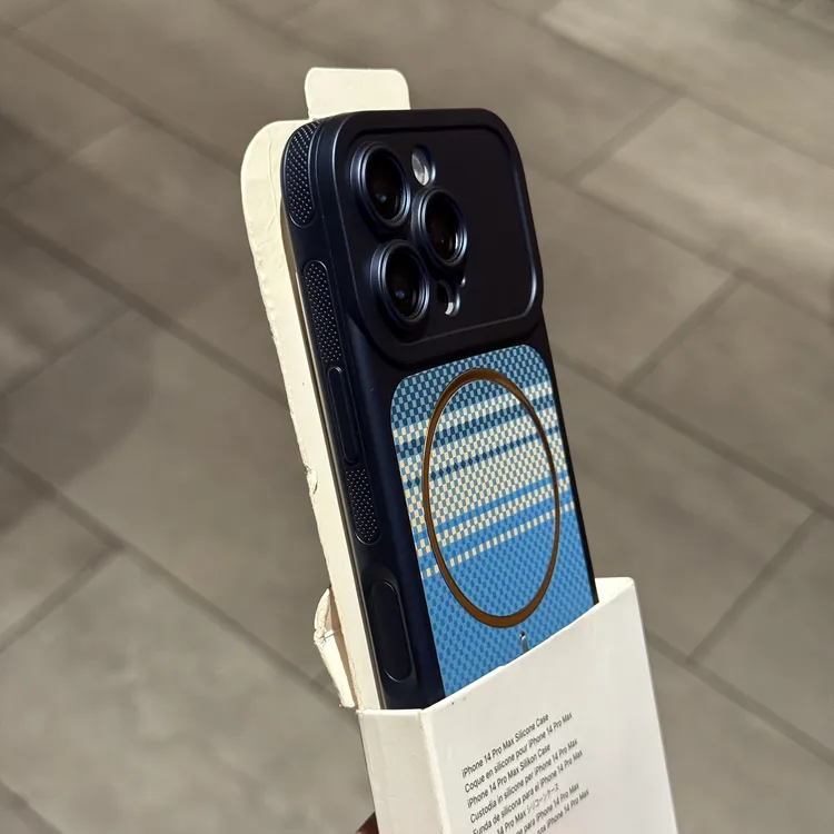 凯夫拉纹磁吸适用苹果17手机壳iPhone16Promax软壳全包防摔151413