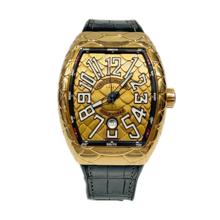 95新 Franck Muller/法兰克穆勒 V45/玫瑰金/自动机械/全套
