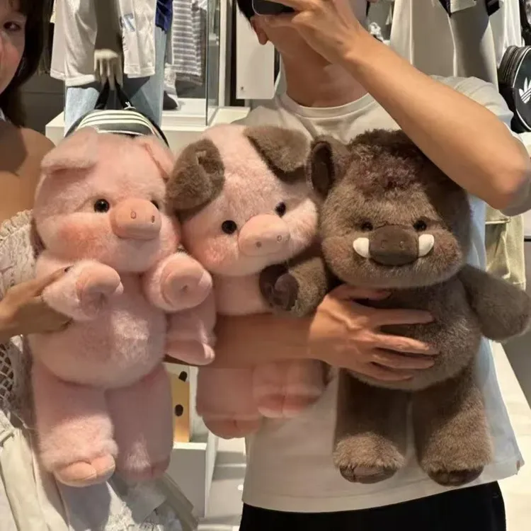 十二生肖可爱小香猪幼仔玩偶布娃娃毛绒玩具公仔送女友生日礼物