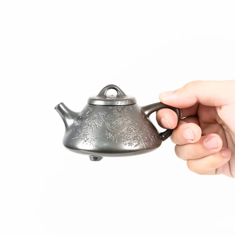 子冶石瓢壶 电烧/柴烧 115ml广西坭兴陶全手工茶具