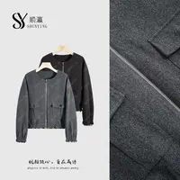 【仟娜】简约高级~复古气质拼接设计感简约休闲短外套SY73WT99138