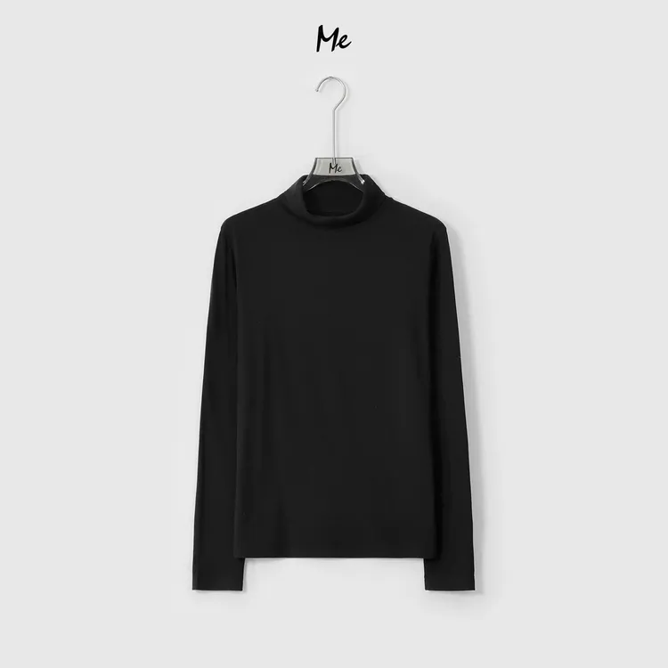 ME【进口东洋灵芝打底】山羊绒混纺巨软亲肤高领保暖上衣MESA5031