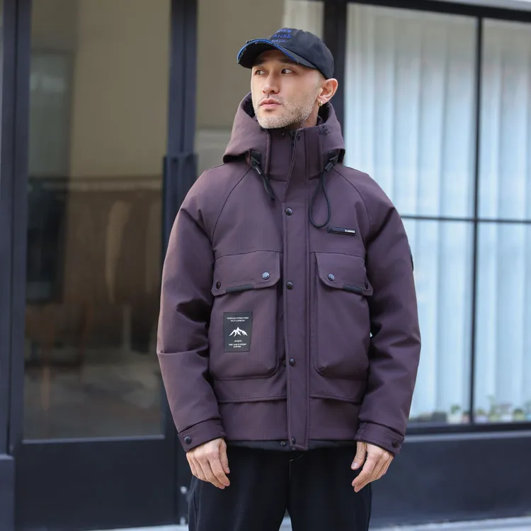 O.L.I.【重磅户外山系三防】冬季潮流新品防风免洗休闲情侣羽绒服男