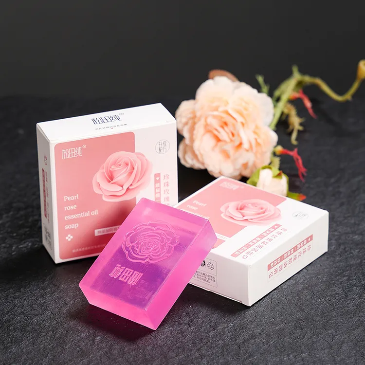松田纯【钜惠补贴 拍一发十盒】珍珠玫瑰精油润肤皂100g/盒