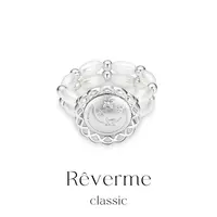 REVERME CLASSIC 黄铜锆石戒指 金靖同款·SS25 摇篮戒指