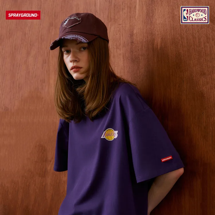 SPRAYGROUND I NBA HWC联名系列鲨鱼嘴球队款情侣短袖宽松T恤合集