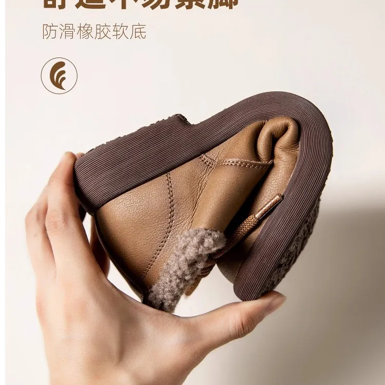 秋冬季新款加绒系带休闲女士鞋流光风时尚软底久穿不累脚保暖女鞋