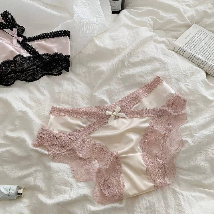 【Lace Lure~】低腰三角裤女三角内裤包臀内裤夏季性感欧若智性风