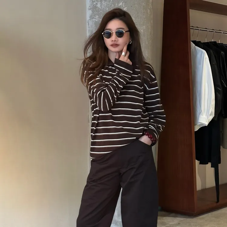 【CHU/2025SSNEW】《纹叙》条纹毛衣LJ2502 