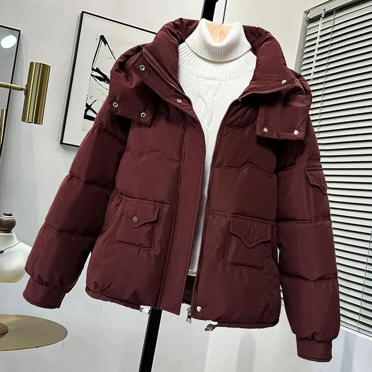 2025新款棉袄女冬季短款加厚保暖棉袄时尚洋气高端小个子棉衣外套