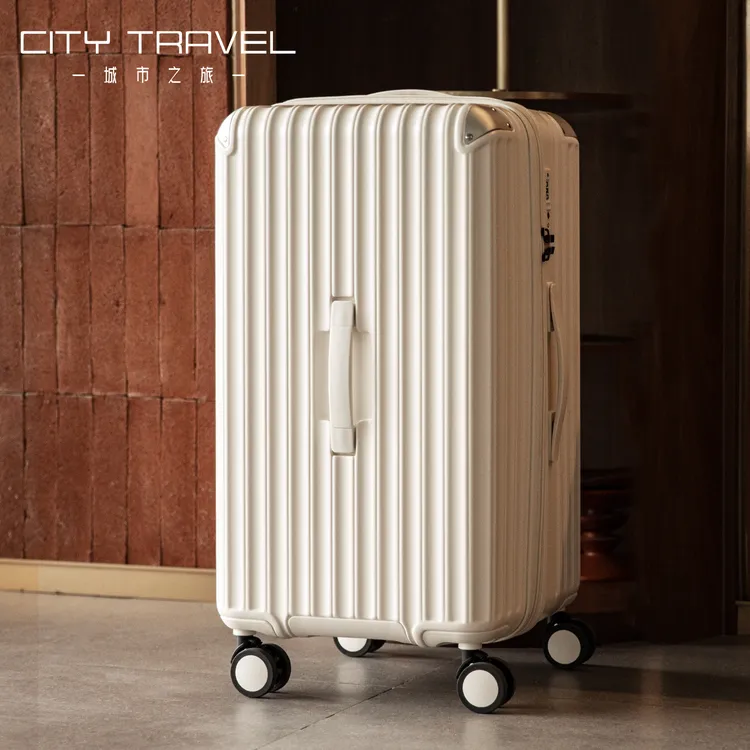 城市之旅行李箱大容量深仓拉链旅行登机箱结实耐用加厚拉杆密码箱