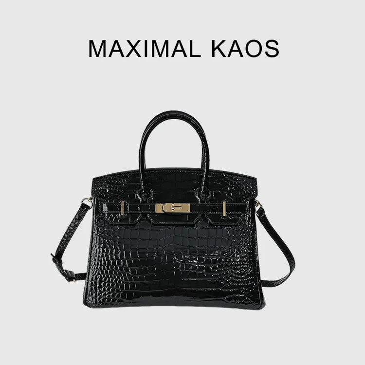 【小朵专属】MAXIMAL KAOS大容量手提铂金包0171