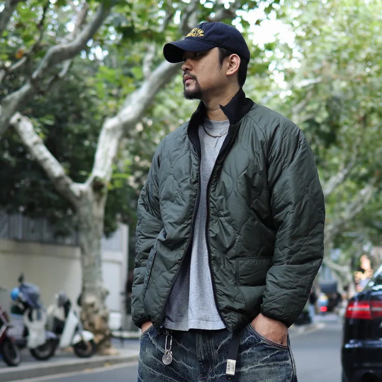 EMLESS25军式线双面3M新雪丽执勤棉衣夹克JKT防泼水teflon百搭男