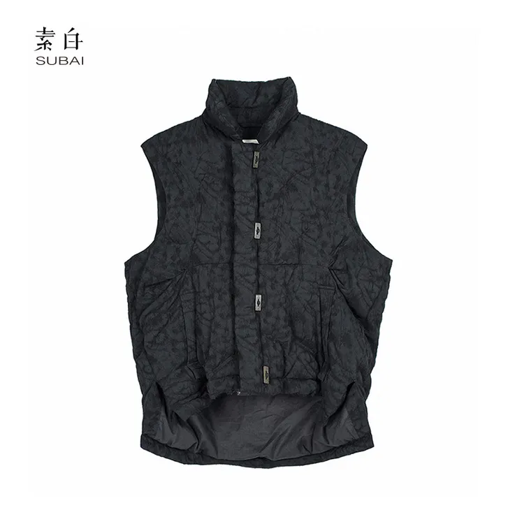 【再回首】时装周走秀设计款休闲保暖鹅绒羽绒马甲SB2410CP00453