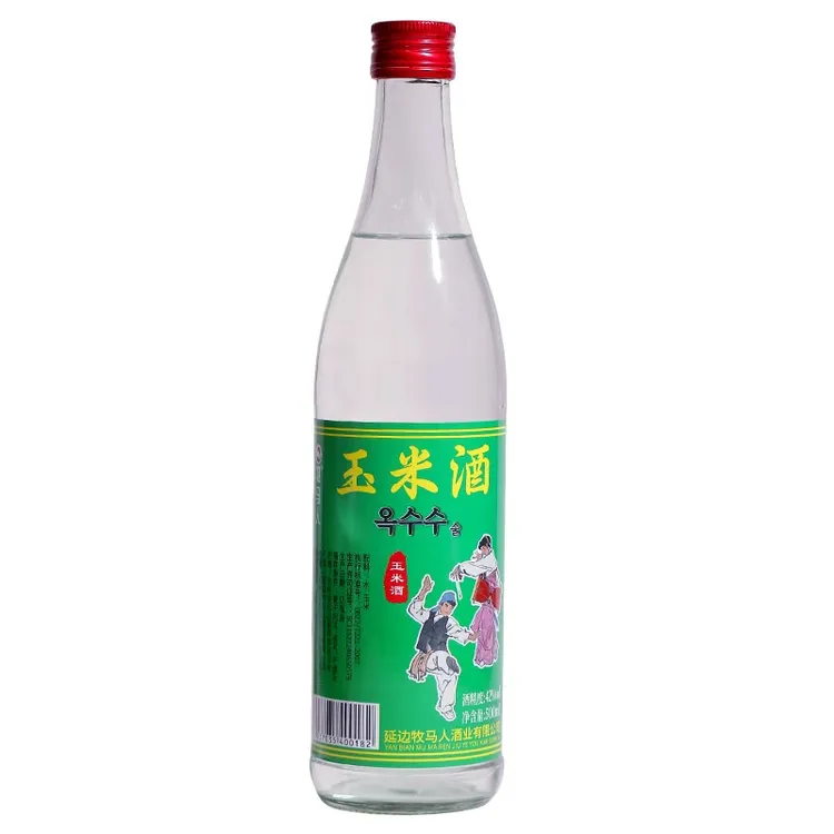 HERDSMAN/牧马人延边产东北纯粮酿造玉米酒42度破损包赔42度500ml