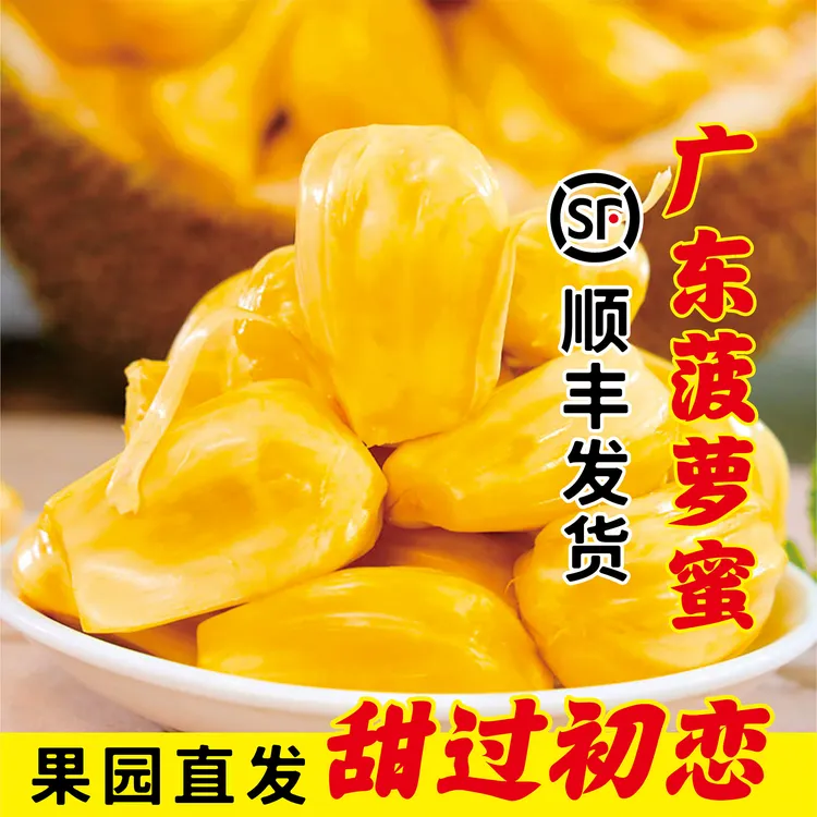 干苞无胶菠萝蜜【顺丰发货】爽脆香甜菠萝蜜珍珠菠萝蜜金苞黄肉