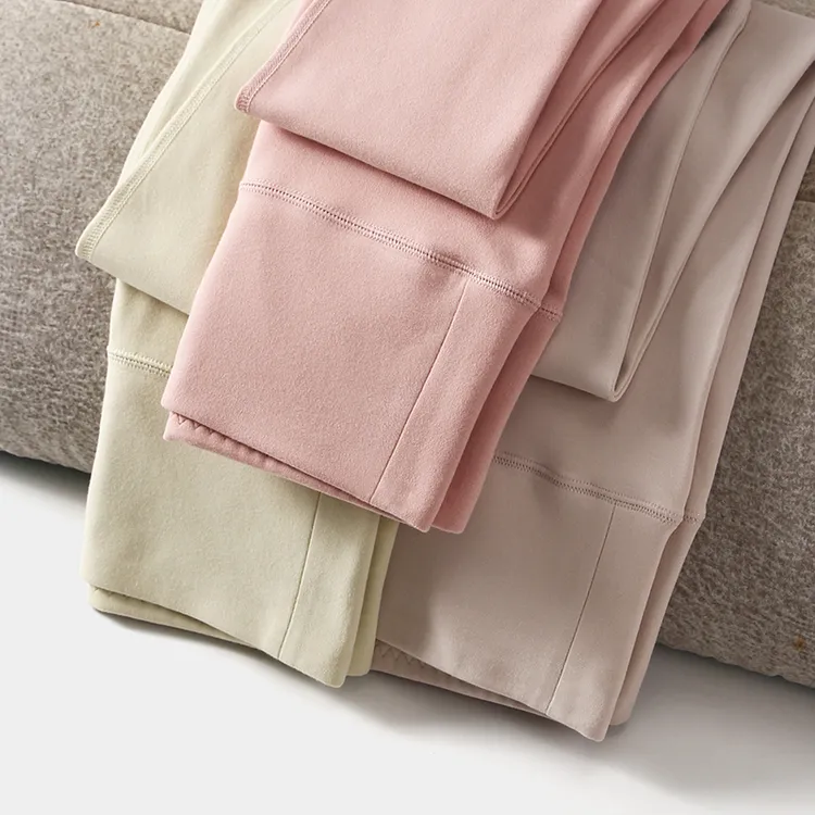 高腰收腹保暖裤女290g双面磨毛加厚暖腿裤7A抗菌棉秋裤A类棉毛裤