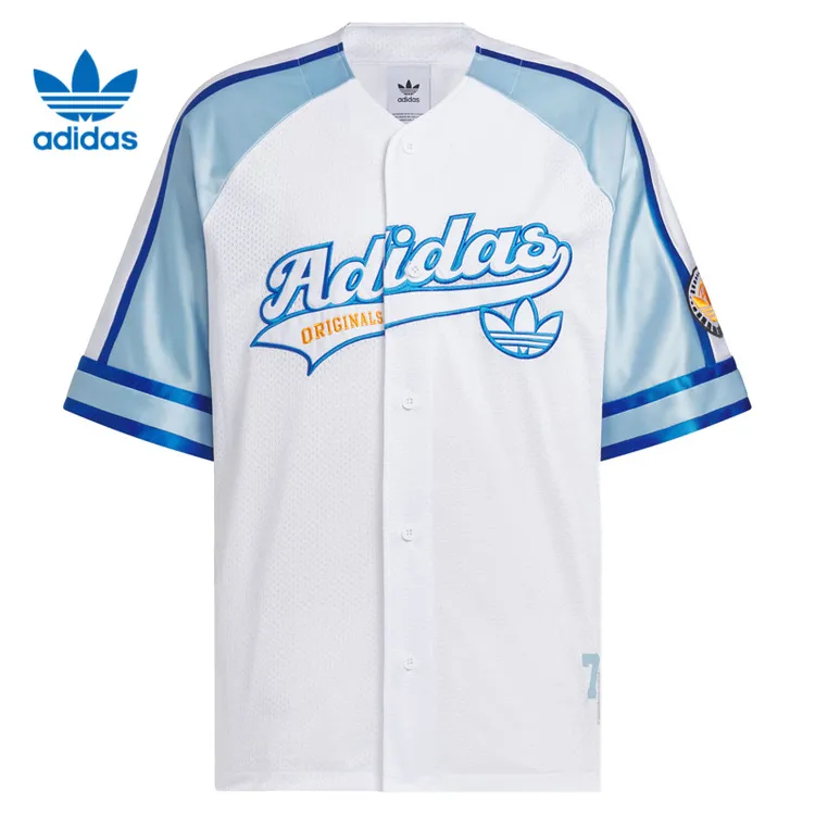 流光风adidas阿迪达斯三叶草男欧若风运动休闲短袖T恤JN0768