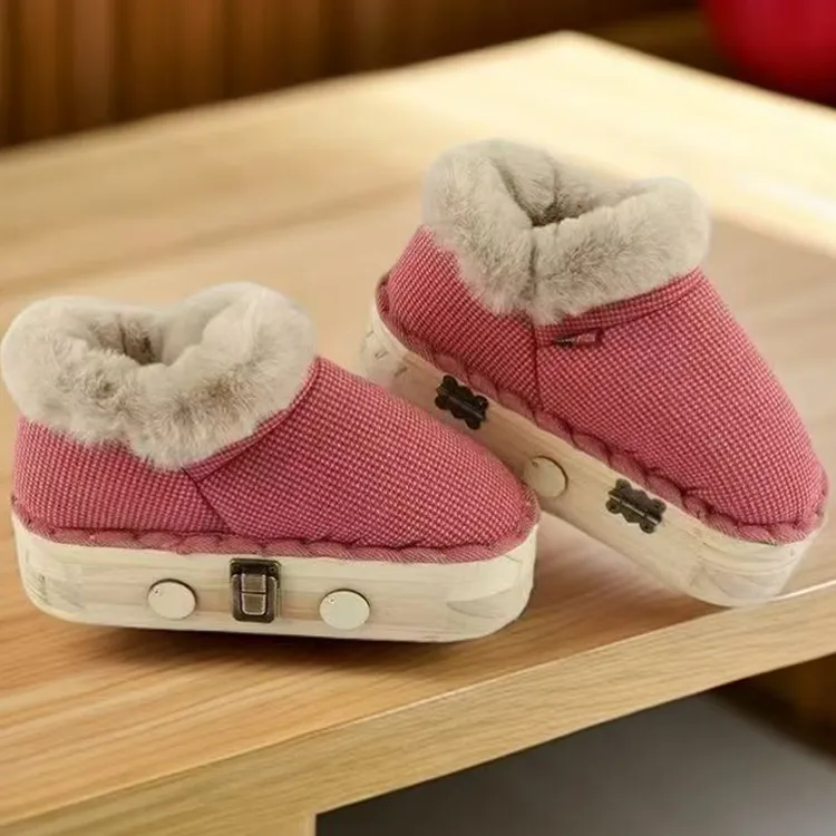 通用足灸鞋艾灸鞋加厚保暖加绒艾柱艾条明火灸足灸实木艾灸鞋