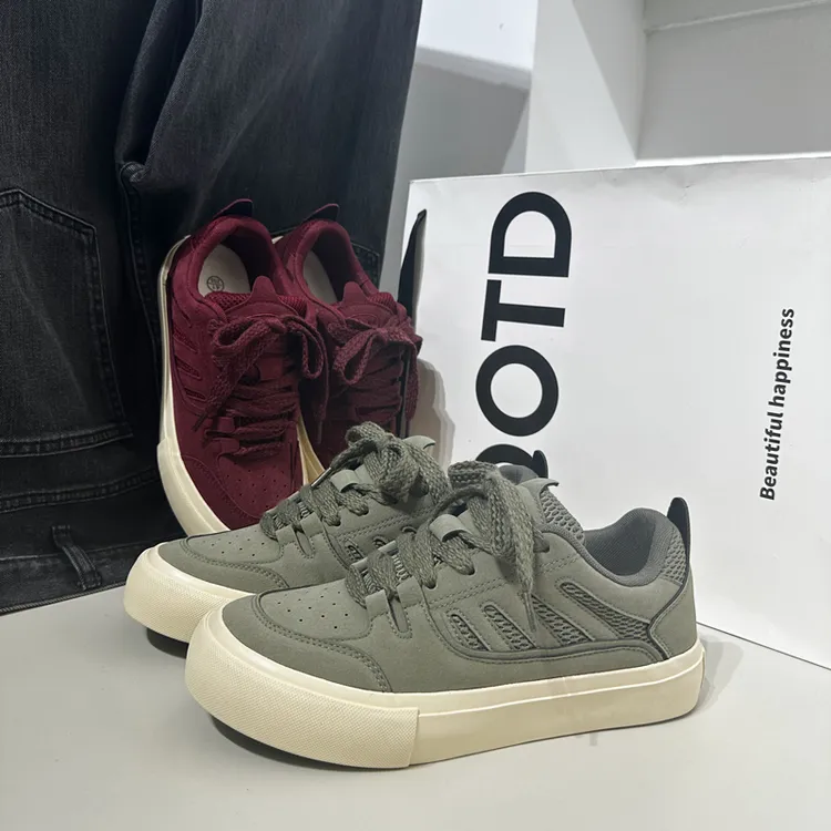 2025秋季新款休闲鞋男生增高厚底板鞋男款潮流百搭时尚爆款潮鞋子