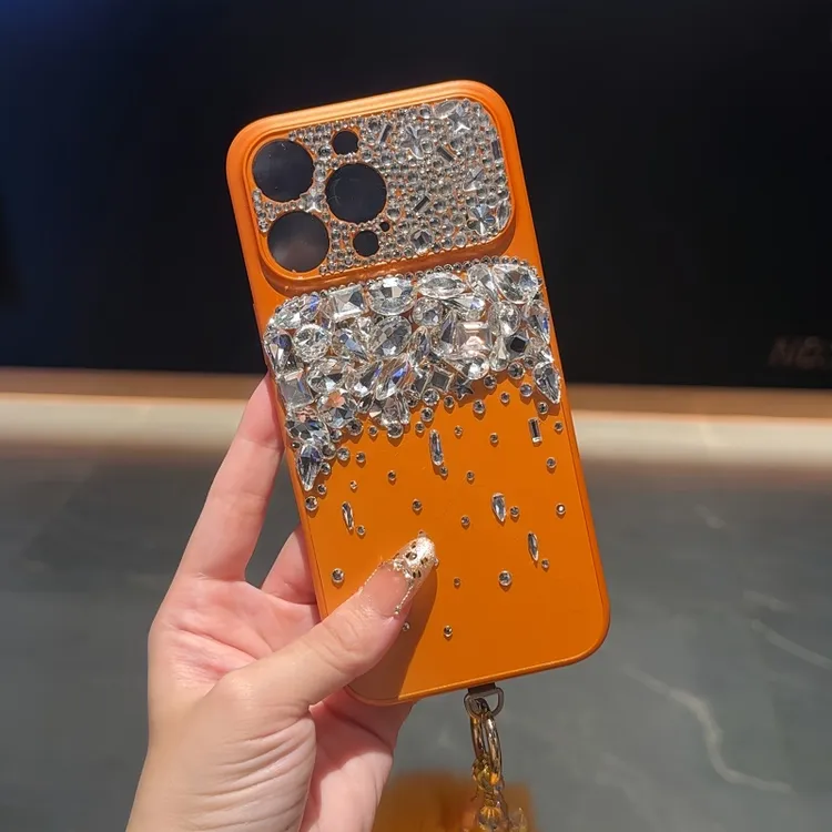【原创手工】奢华水钻适用于iPhone17promax/16/15全包手机壳防摔