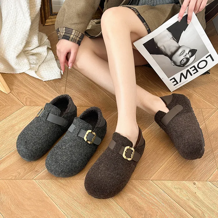 【新款特惠】新款勃肯鞋2025年新款网红休闲鞋中跟软底防滑