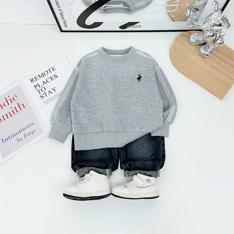 儿童卫衣长袖2025新款男童上衣洋气韩版秋季 HZ25668悠悠童话童装