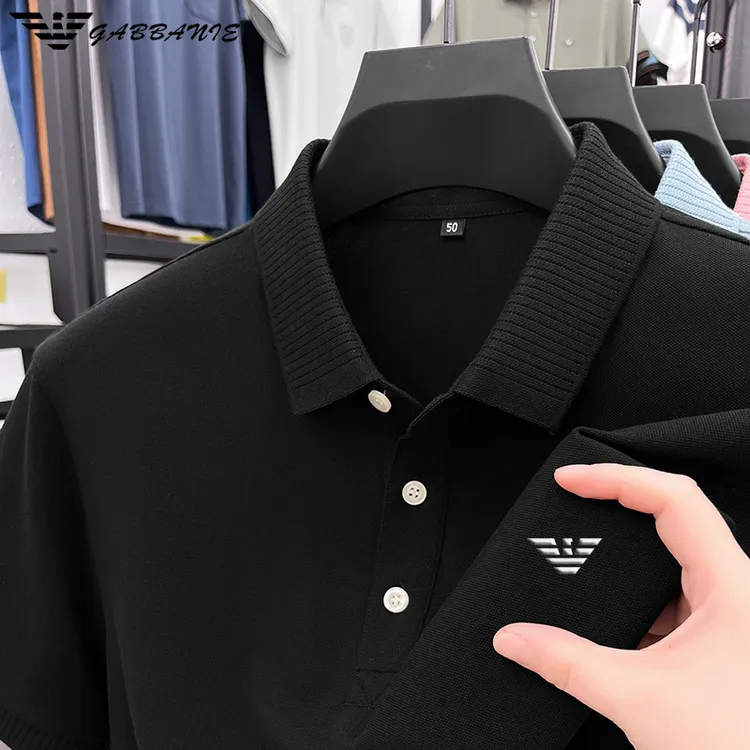 【意大利名牌】GABBANIE夏季新款男士短袖POLO衫休闲透气时尚T恤潮