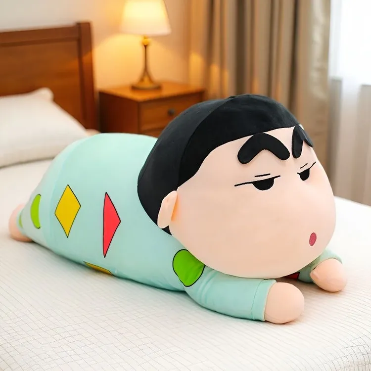 同官蜡笔小新玩偶可爱抱枕儿童睡觉毛绒玩具公仔娃娃女生生日礼物